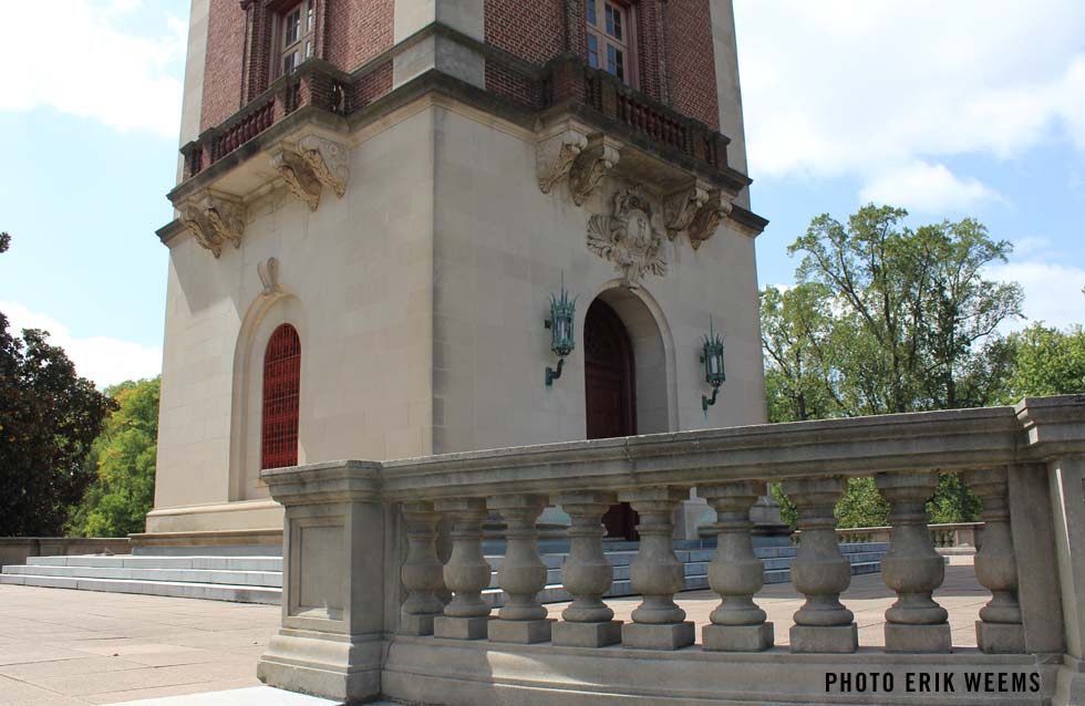 Base of the Carillon Bell Tower Richmond Virginia