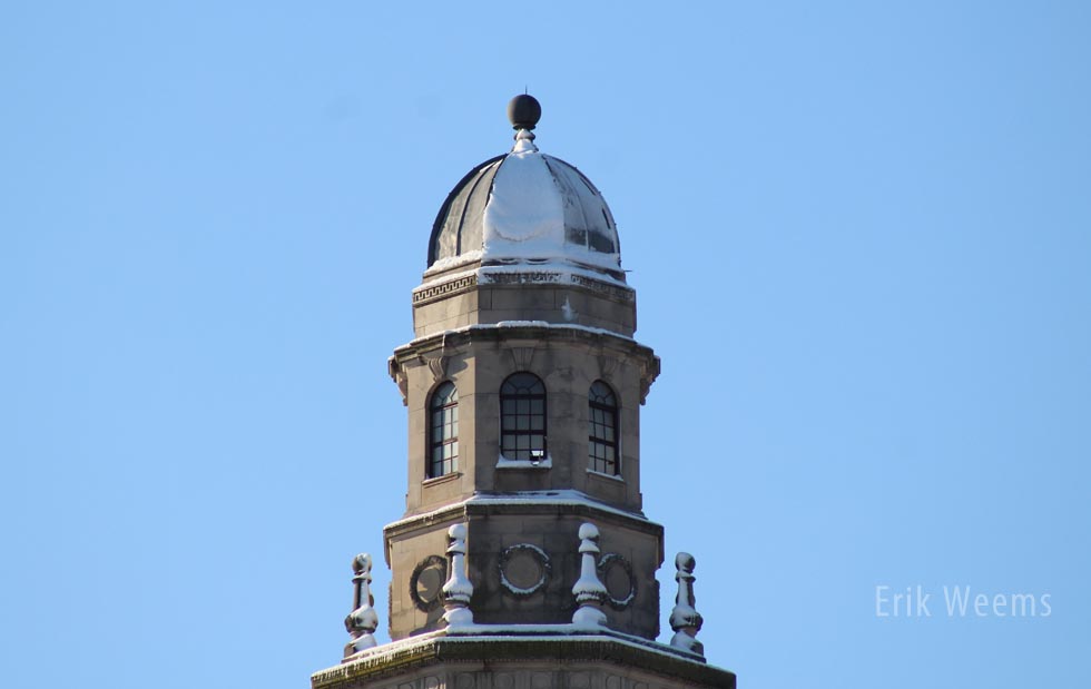 Carillon Tower Top in snow - Richmond Virginia