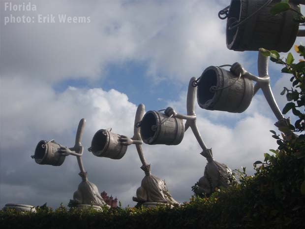 Hurling water for Disney