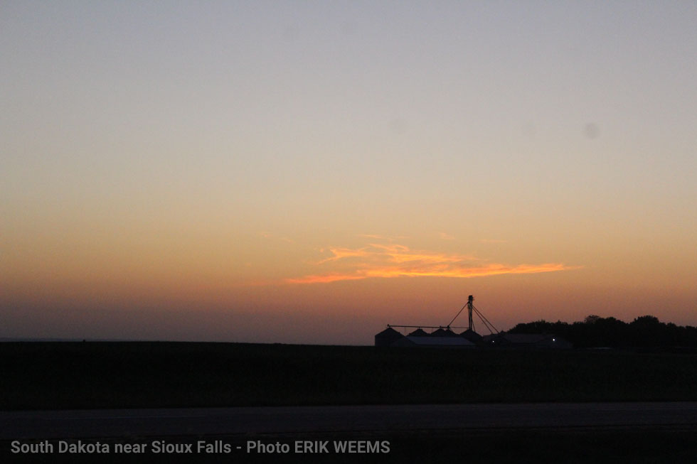 South Dakota near Sioux Falls