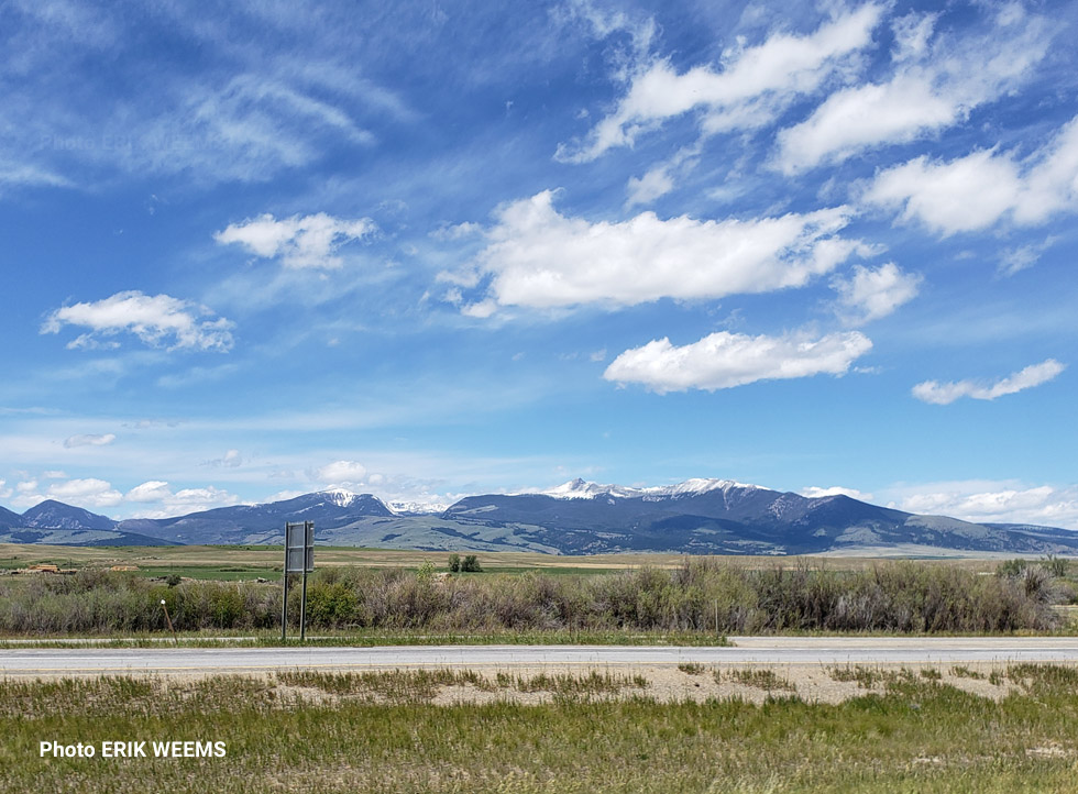 Montana Washignton Snow Capped Mountains