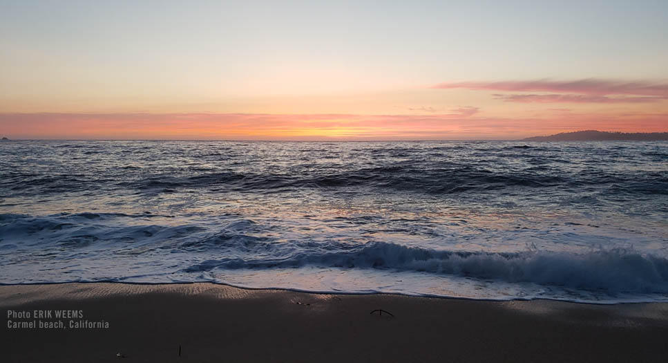 Carmel Beach in California