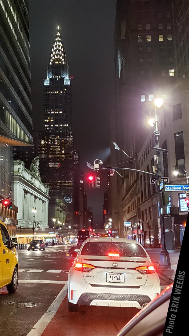 Chrysler Building at night, New York City