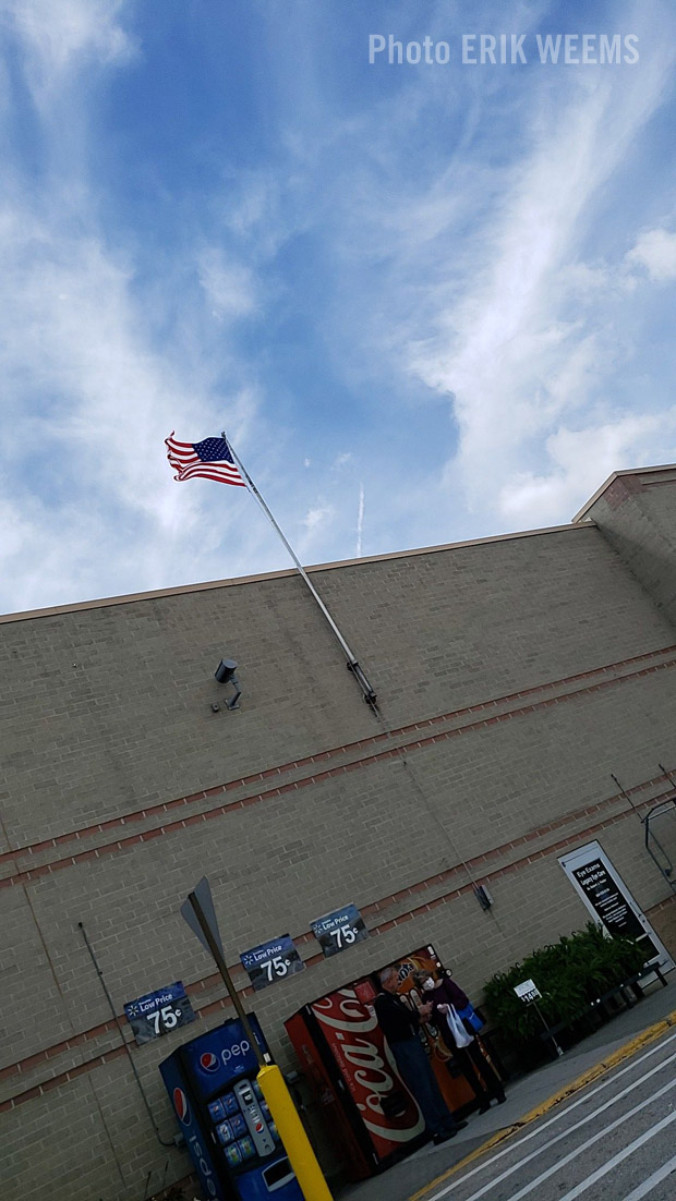 At the Walmart At the Walmart