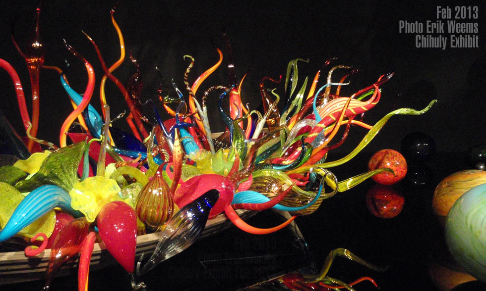 Chihuly glass art Feb 2013