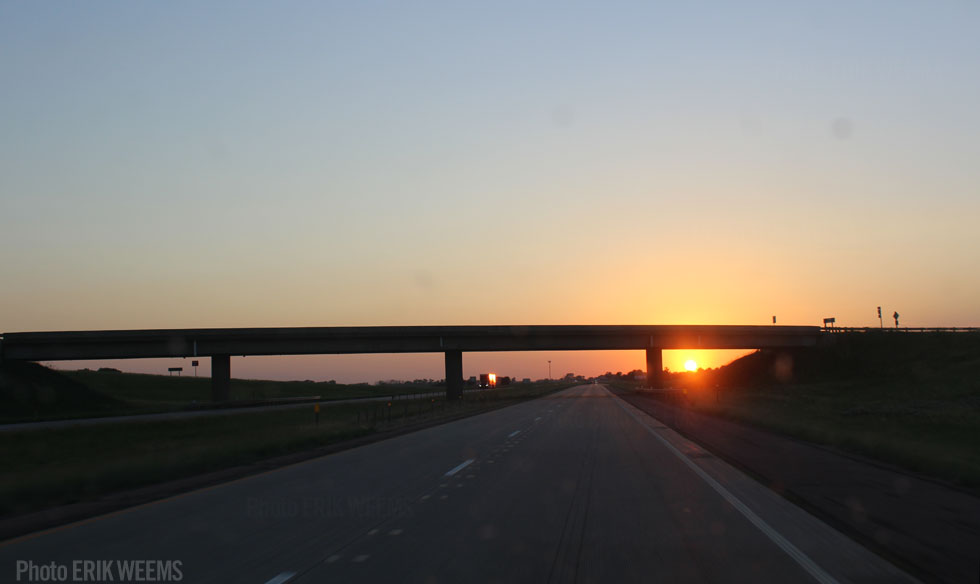 Heading West Thru Kansas