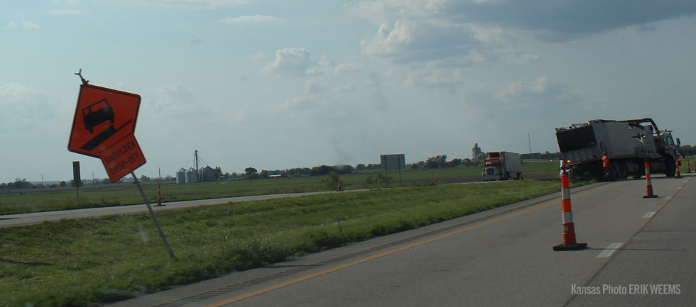 Shoulder drop off Kansas