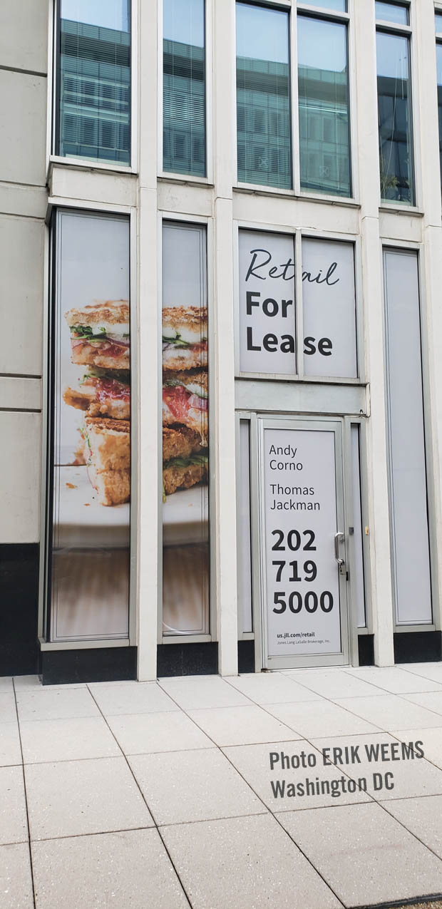 Sign For Lease in Washington DC For Lease in Washington DC