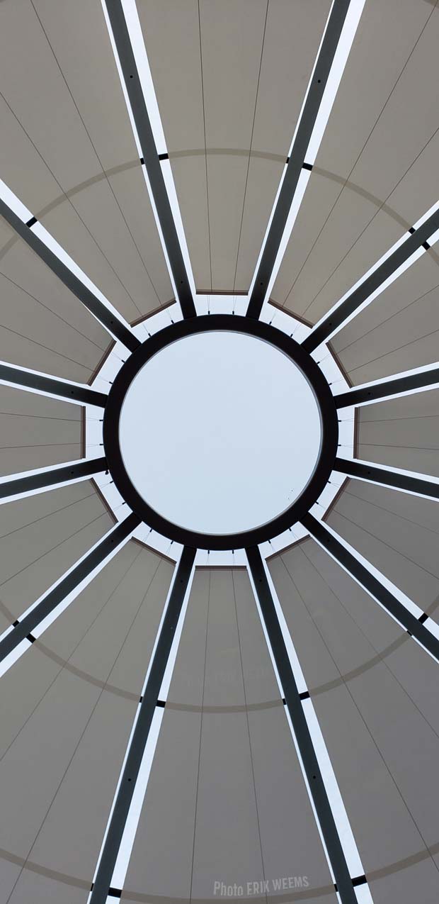 Ceiling at the Crystal Bridges Art Museum Ceiling at the Crystal Bridges Art Museum