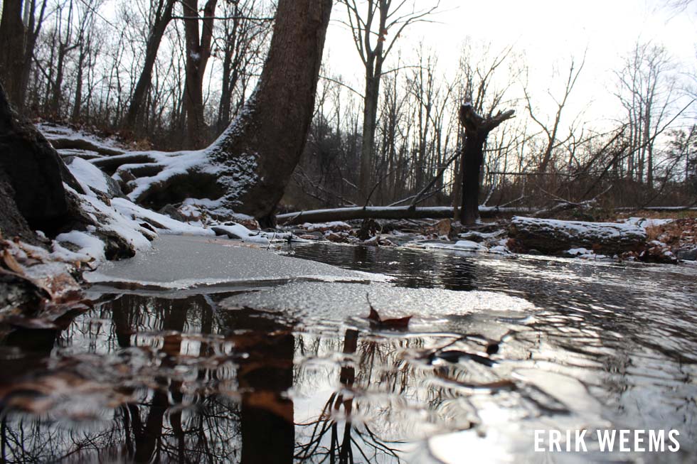 Ellanor C. Lawrence Park in Chantilly Virginia Big Rocky Run Winter