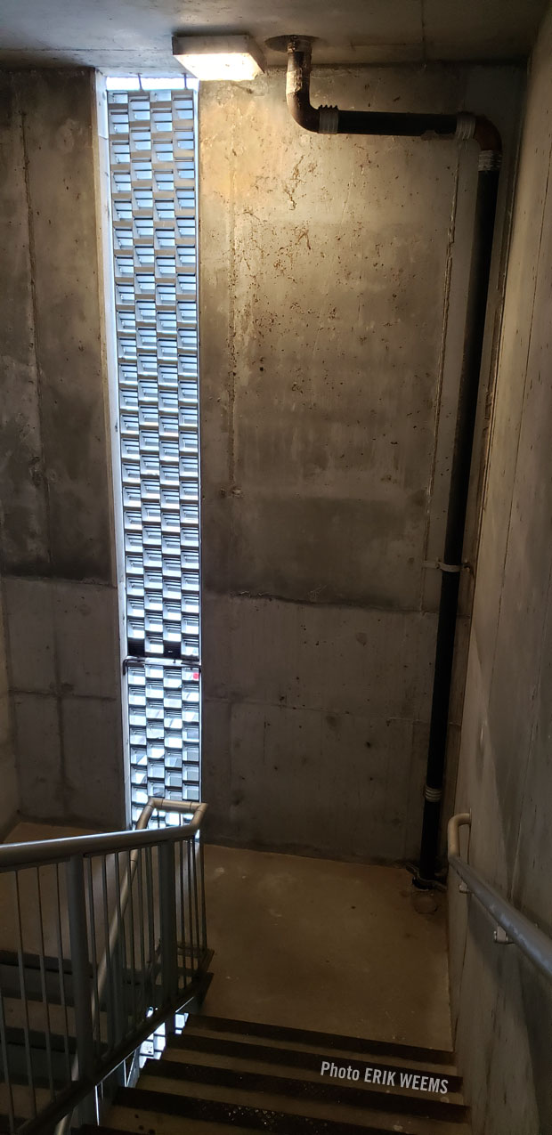 Concrete stairwell at VMFA Museum Concrete stairwell at VMFA Museum